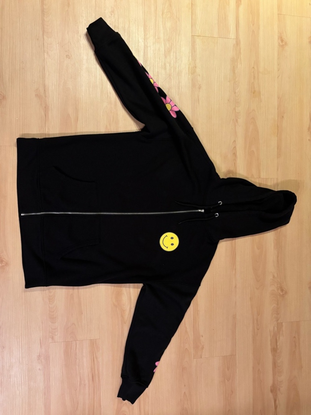 Forever 21 Long Full-Zip Hoodie